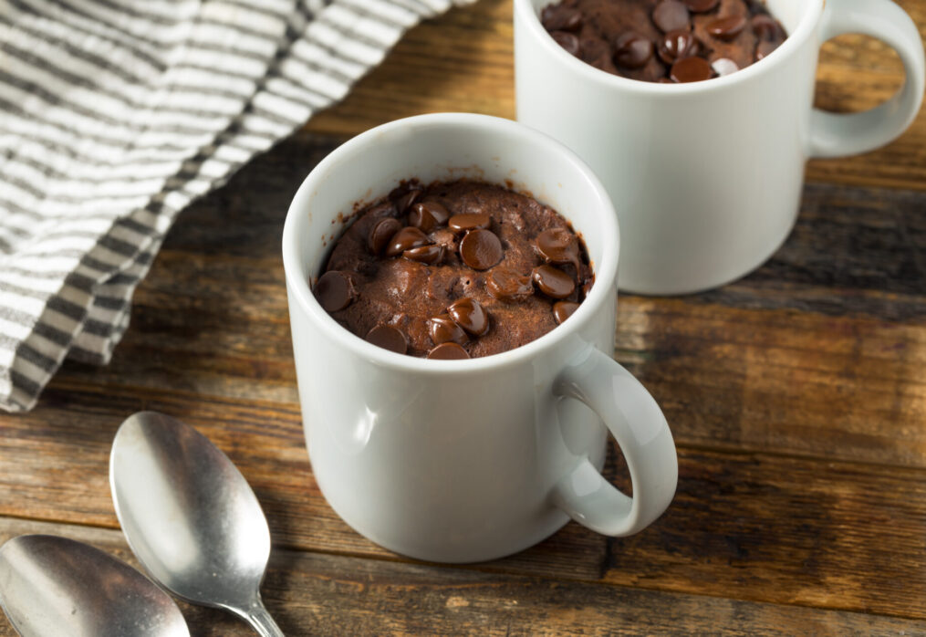 Mugcake de chocolate en 3 minutos