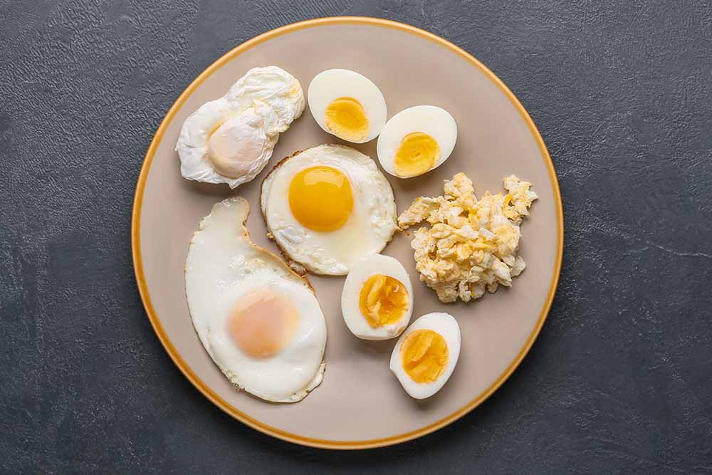 Cinco formas saludables de cocinar huevos